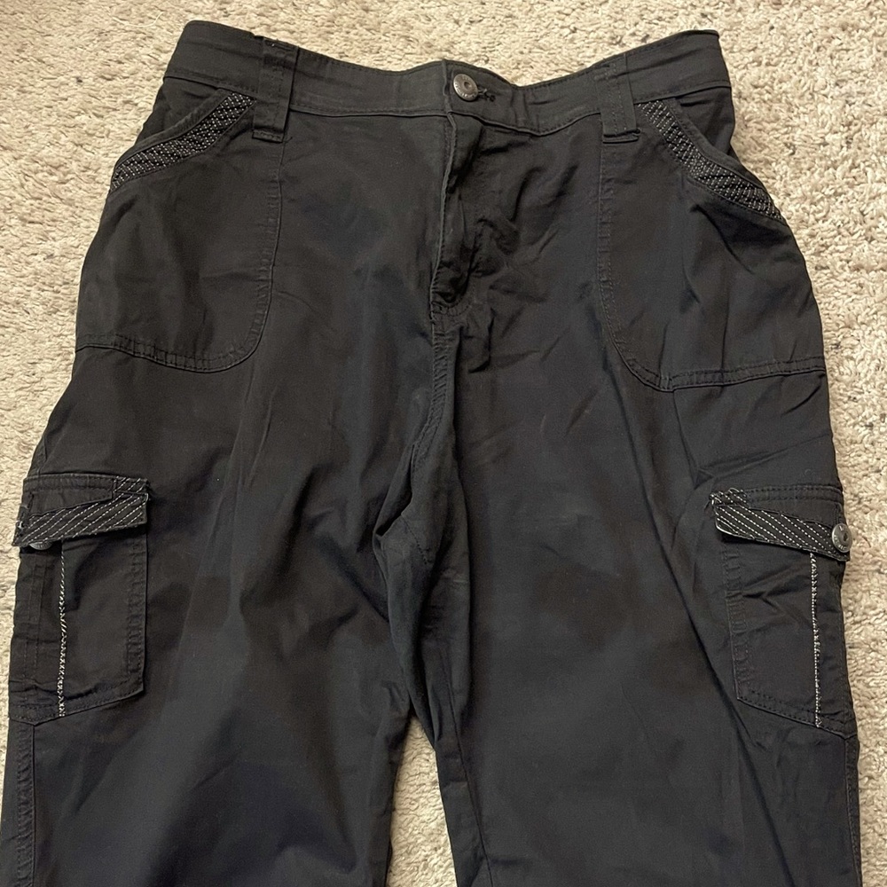 Lee crop pants, black
